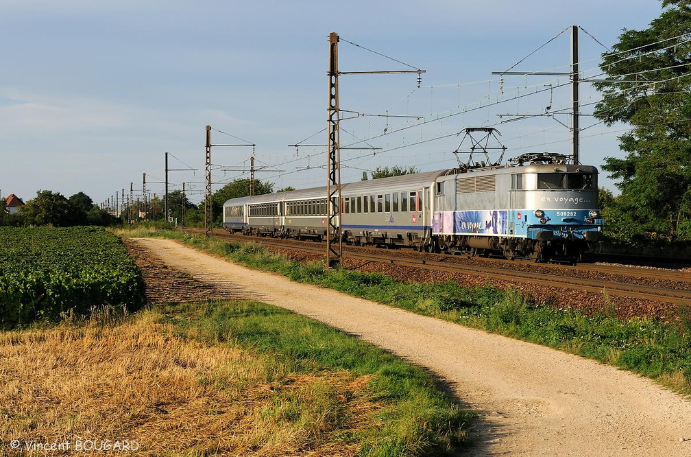 La BB9282 à Nuits-St Georges.