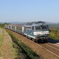 La BB67355 près de St Hilaire-du-Rosier.