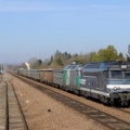 Les BB67402 et BB67461 à La Guerche-sur-l'Aubois.