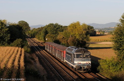 La BB67347 aux Chères.