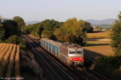 La BB67349 aux Chères.