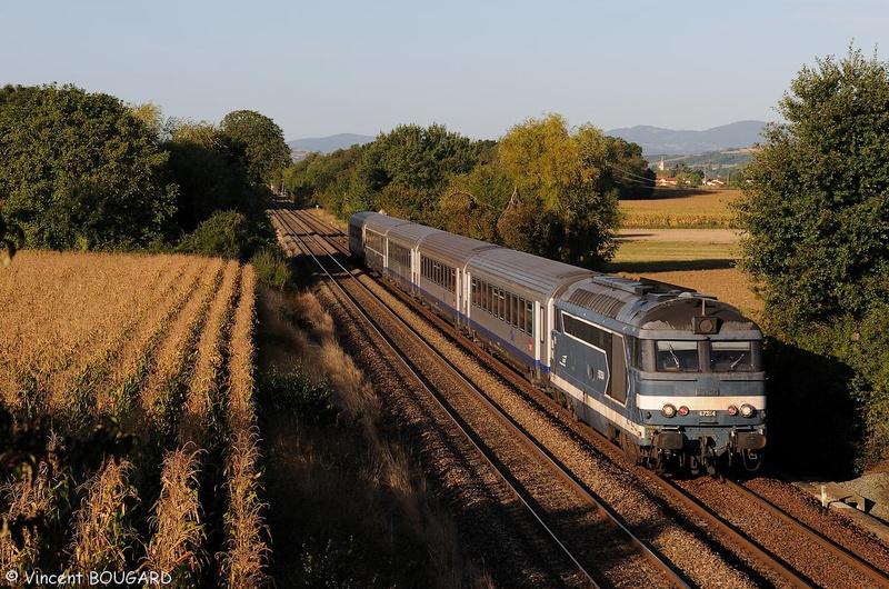 La BB67354 aux Chères.