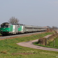 Les BB67476 et BB67508 à St Romain-la-Motte.