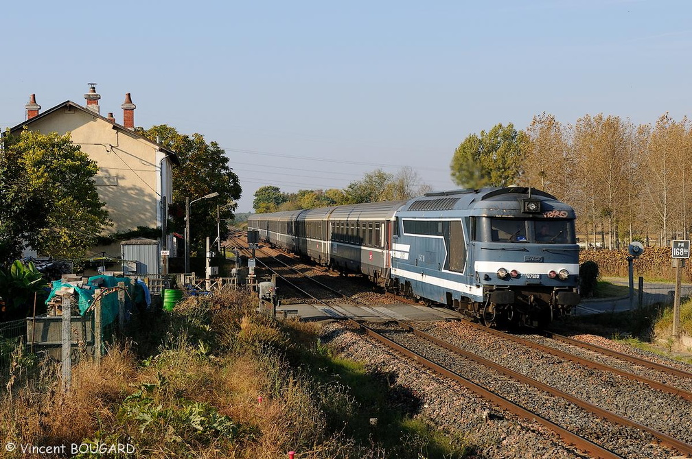 La BB67610 à La Chapelle St Ursin.