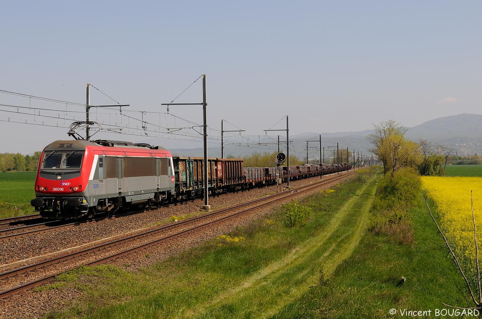 La BB36016 à St Denis-en-Bugey.