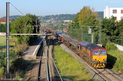 Class 66235 at St Maurice-de-Beynost.