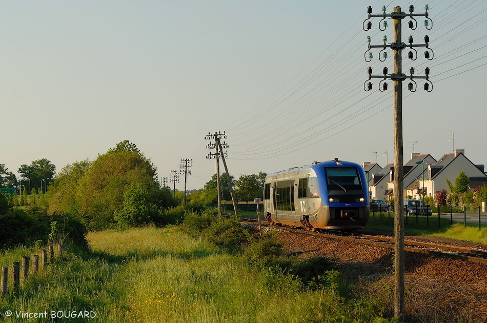 L'X73575 à St Armel.