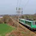 Les X2109 et X2137 près de Retiers.
