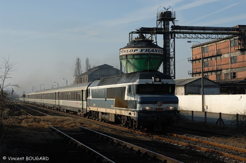 La CC72062 à Montluçon.