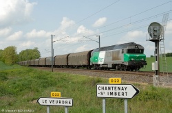 La CC72004 près de Chantenay-St-Imbert.