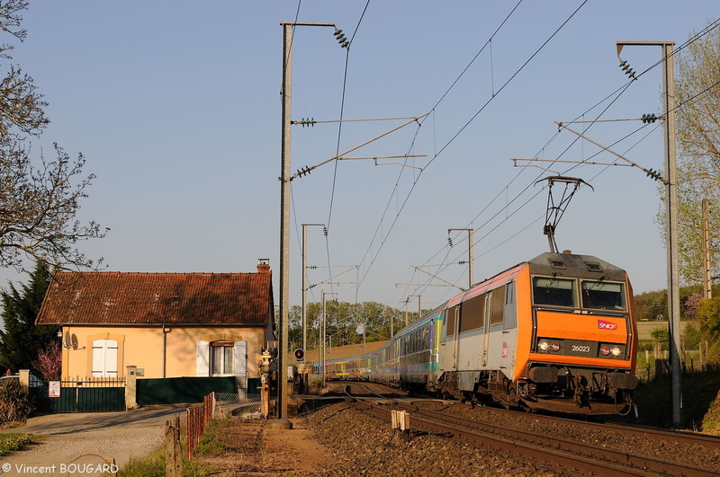 La BB26023 près de St Germain-des-Fossés.