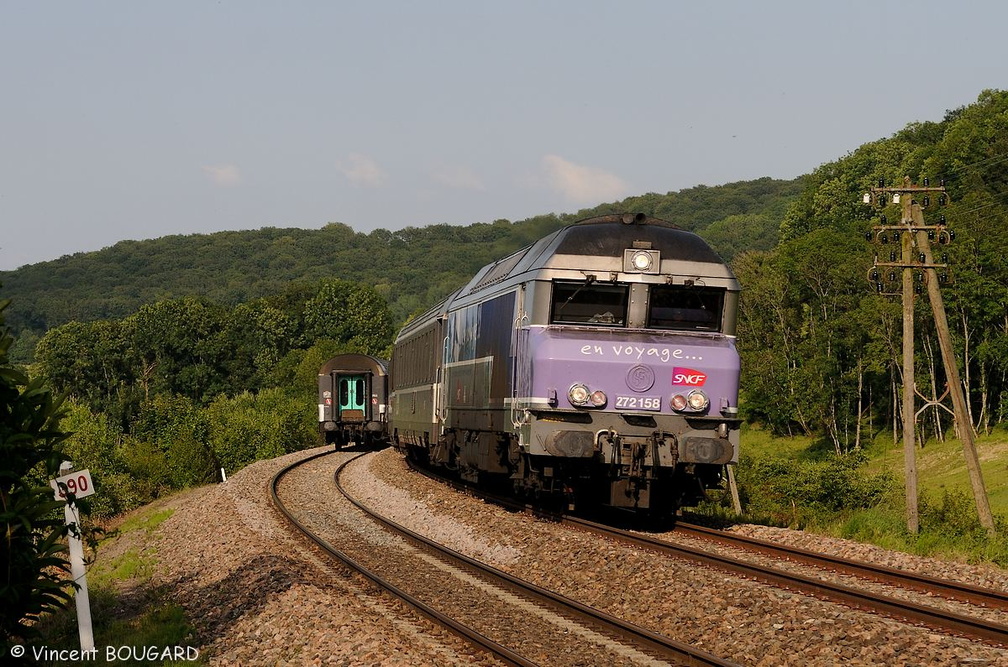 La CC72158 près de Colombier.