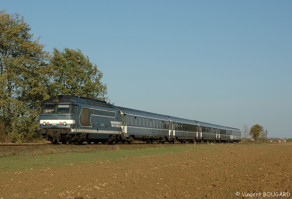 La BB67628 à Seuillet.