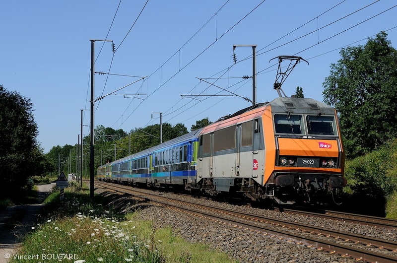 La BB26023 près de St Germain-des-Fossés.