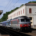 Les BB67418 et BB67593 à Saincaize.