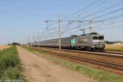 La BB7216 près de Monnerville.