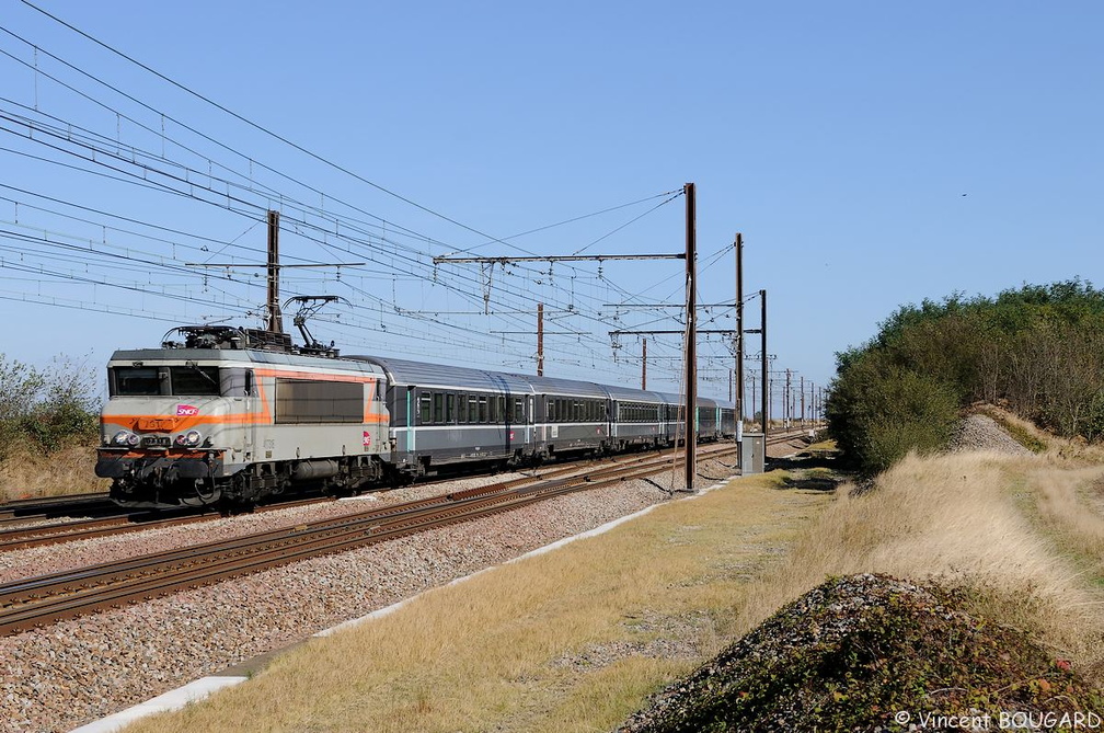 La BB7318 près d'Angerville.