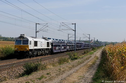 La Class 77027 près de Hochfelden.