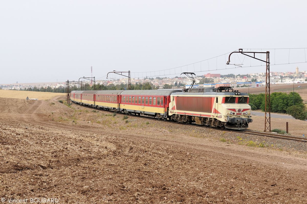 La E1316 près de Settat.