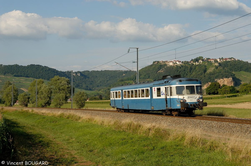 L'X2827 près de Voiteur.