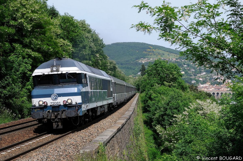 La CC72081 dans la rampe des Sauvages.