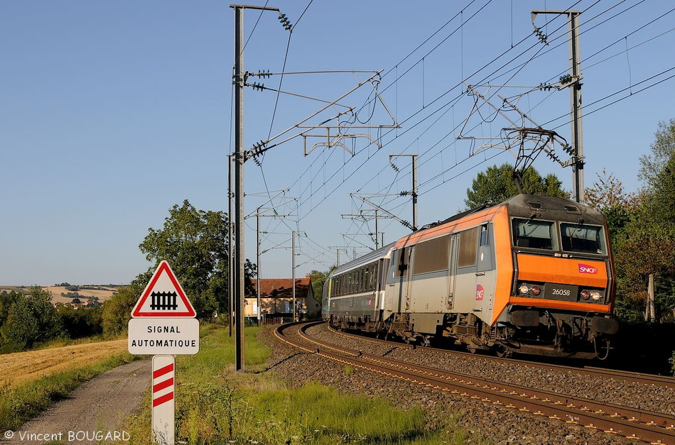 La BB26058 près de St Germain-des-Fossés.