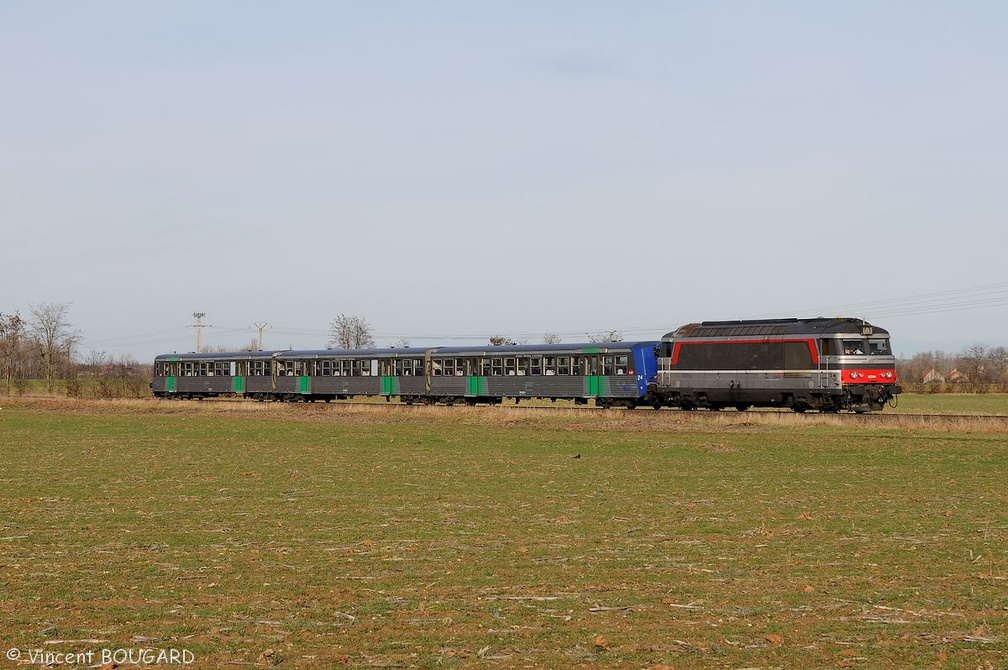 La BB67555 près de St Genès-du-Retz.