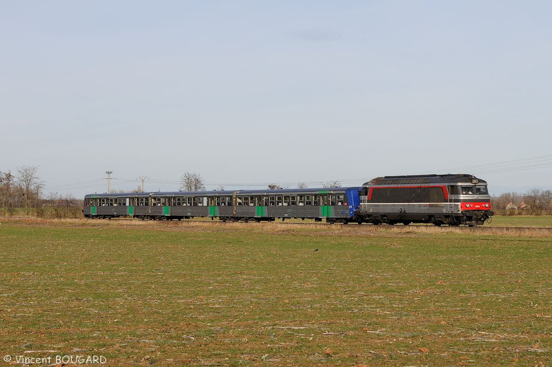 La BB67555 près de St Genès-du-Retz.