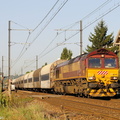 La Class 66243 à Beynost.