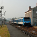 Les X4755 et X4754 à St Paterne-Racan.