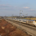 TGV Eurostar 3223 at Civrieux.