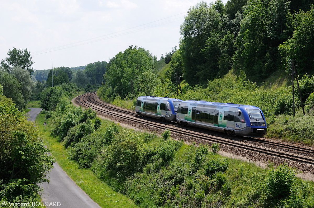 L'X73723 à Condé-Folie.