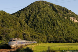 TGV Sud-Est 11 near Torcieu.