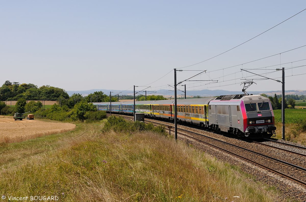 La BB26046 près de Clémentel.