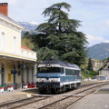 La CC72091 en gare de Die.