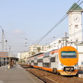 La Z2M8 en gare de Casa Voyageurs, à Casablanca.