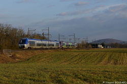 Les B81721 et B81737 près d'Ambronay.