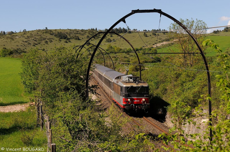 La BB8623 au Col de Lagarde.