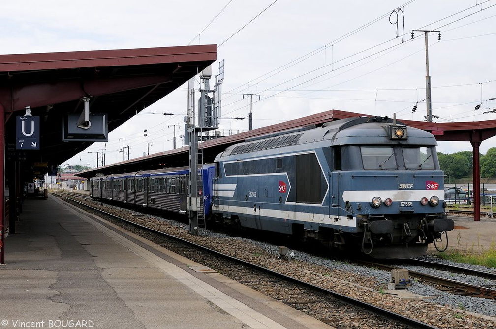 La BB67569 à Strasbourg.