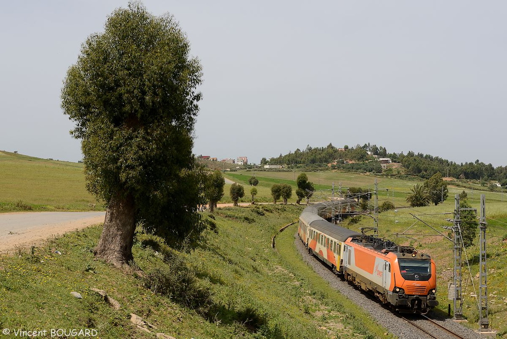 La E1418 près de Arbaoua.