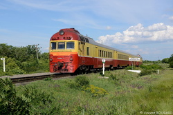 La D1-694 près de Răzeni.