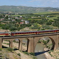 La DF109 sur le Viaduc de Bouhlou.