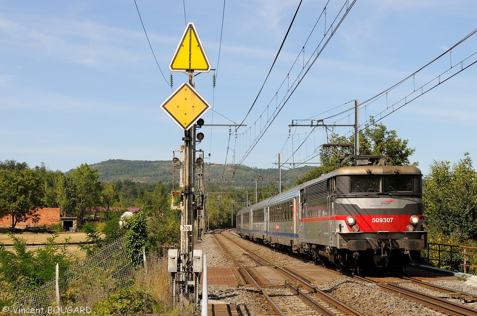 La BB9307 à Boussens.