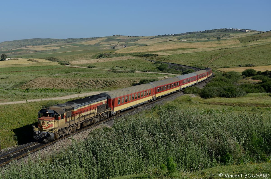 La DH372 près de Sidi-Harazem.