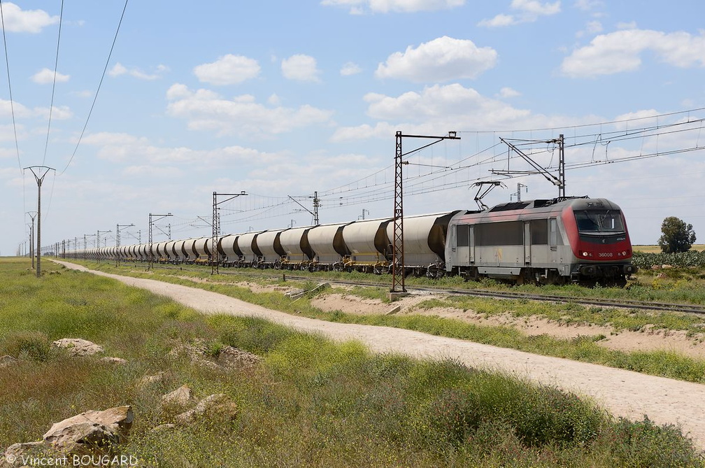 La BB36008 près de Khouribga.