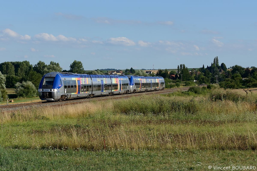 L'X76601 près d'Ettendorf.