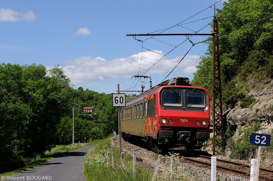 La Z7371 près de St Rome-de-Cernon.