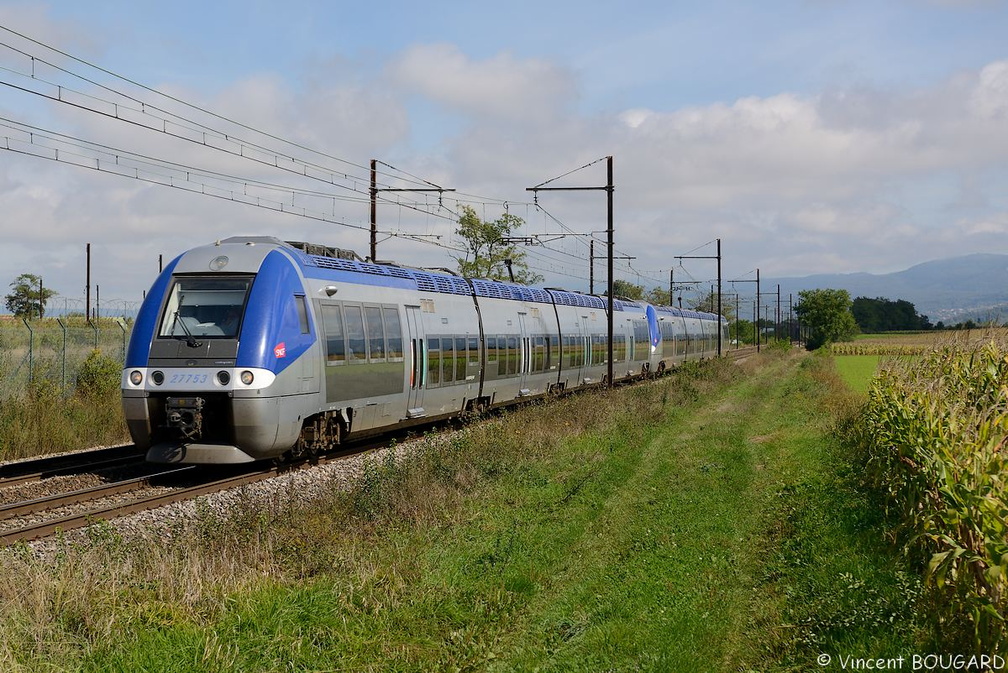 La Z27753 près de Chazey-sur-Ain.