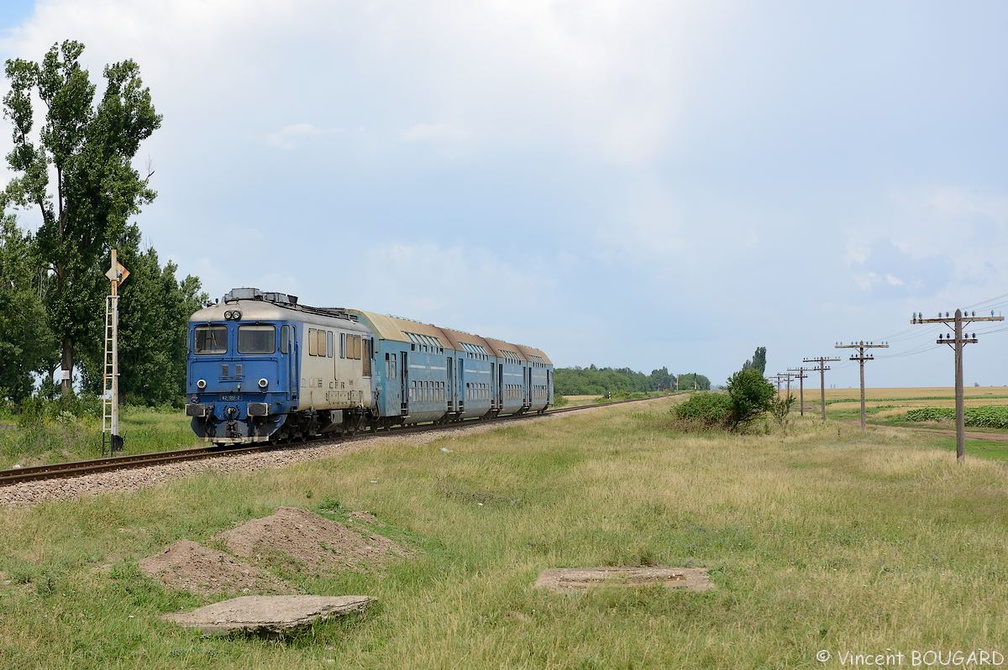 La Classe 62-1051 près d'Urziceni.