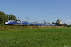 TGV Duplex 4722 at Mommenheim.